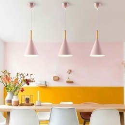 Nordic Macaron Pendel Pendel Enkelt Hoved Pendel