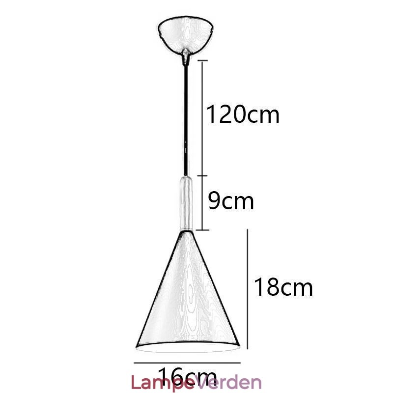 Nordic Macaron Pendel Pendel Enkelt Hoved Pendel