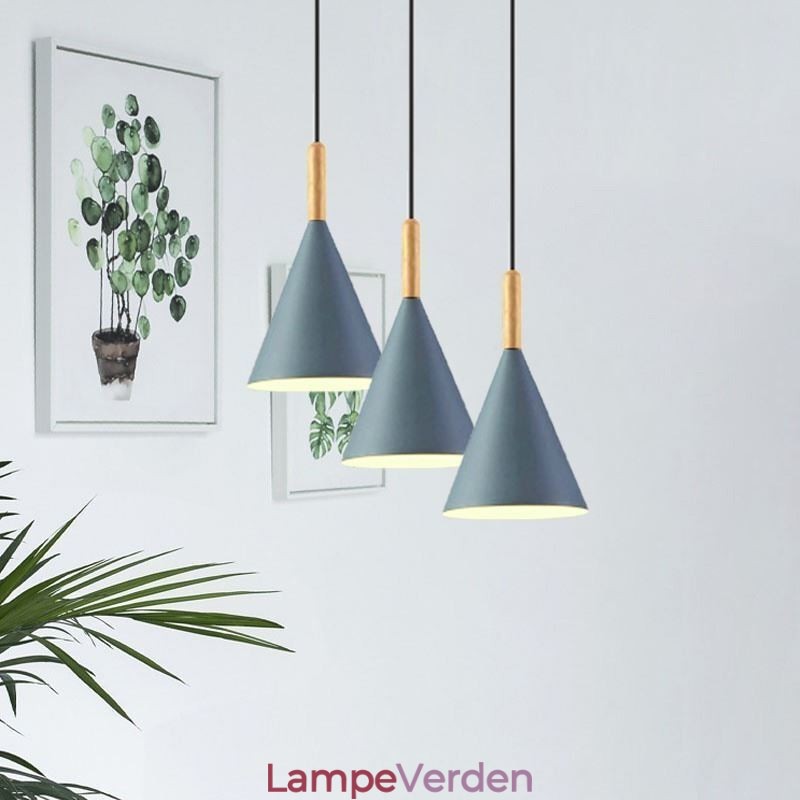 Nordic Macaron Pendel Pendel Enkelt Hoved Pendel