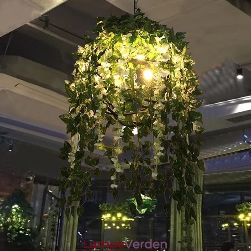 Moderne Plant Lys Dekorativ Industriel Stil Lysekrone Shop Musik