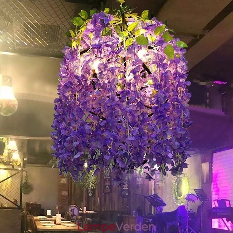 Moderne Plant Lys Dekorativ Industriel Stil Lysekrone Shop Musik