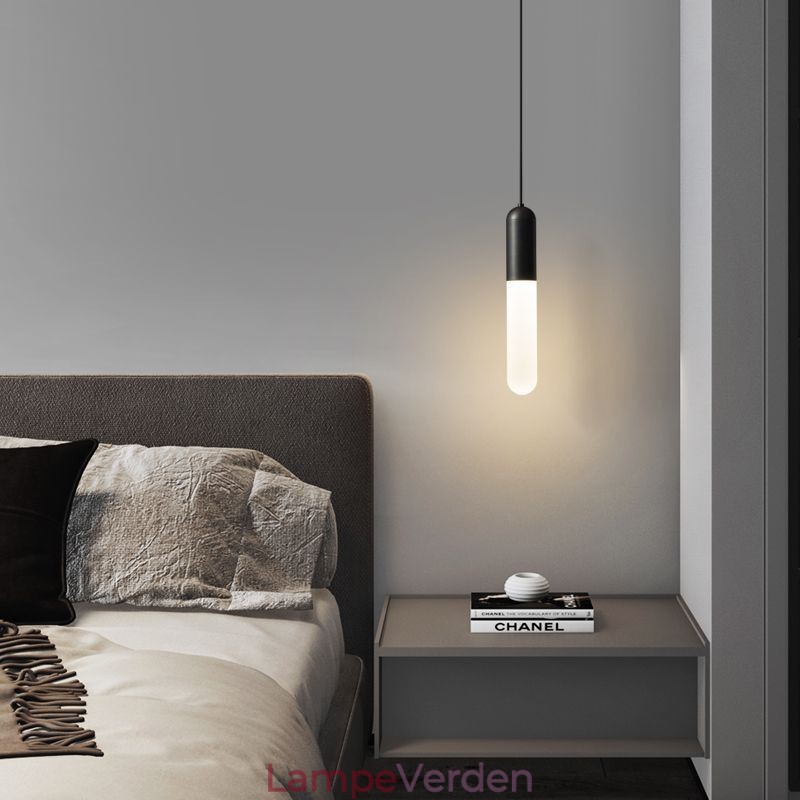 Moderne Frosted Pendel Light Børstet Pendel Lampe