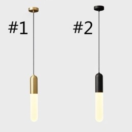 Moderne Frosted Pendel Light Børstet Pendel Lampe