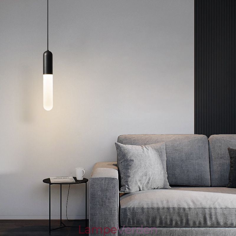 Moderne Frosted Pendel Light Børstet Pendel Lampe