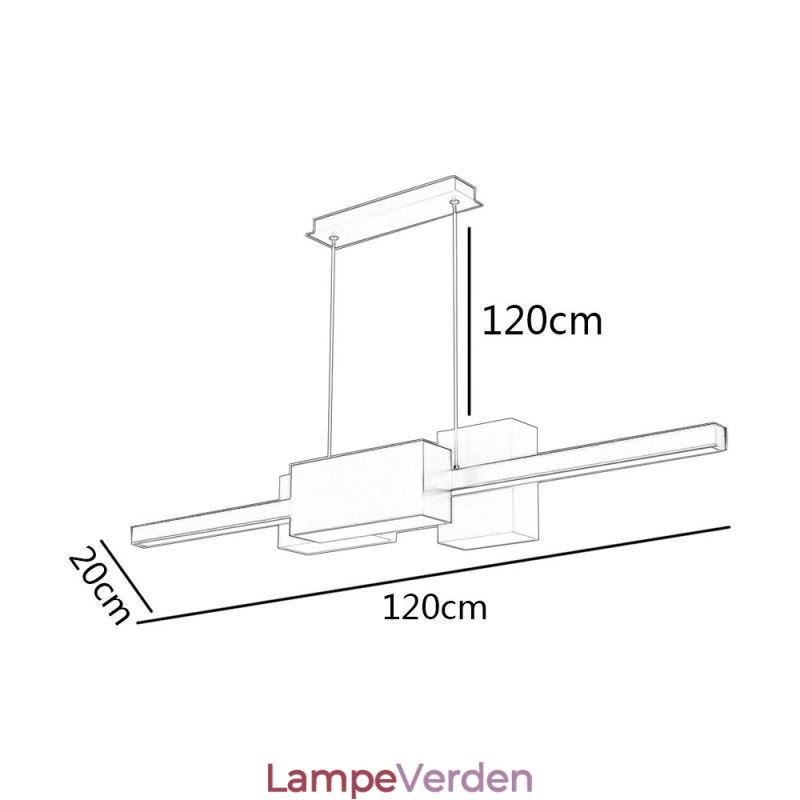 Minimalistisk Strip Pendel Light Modern Creative Hanging Light
