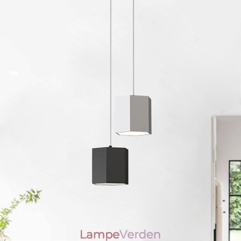 Moderne Sekskantet Pendel Simpel hængende Lampe
