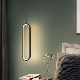 Moderne Pendel Minimalistisk Oval Pendel Belysning