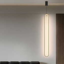 Moderne Pendel Minimalistisk Oval Pendel Belysning