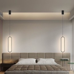 Moderne Pendel Minimalistisk Oval Pendel Belysning
