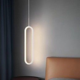 Moderne Pendel Minimalistisk Oval Pendel Belysning