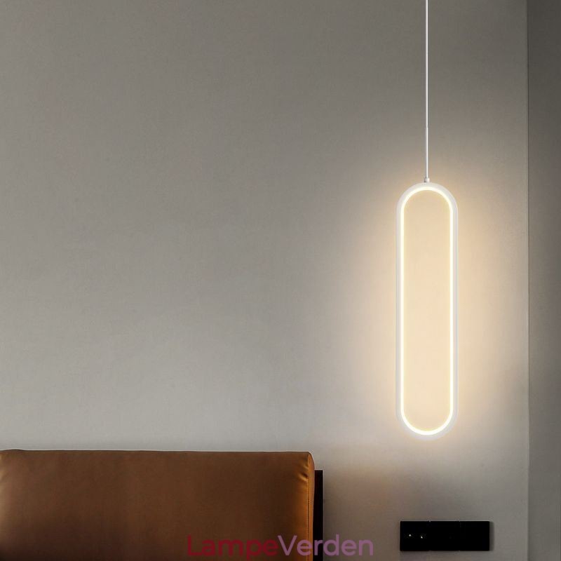Moderne Pendel Minimalistisk Oval Pendel Belysning