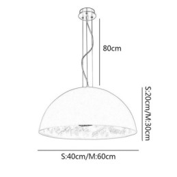 Halvcirkel Pendel Lamper Nordic Minimalist Pendel Cafe