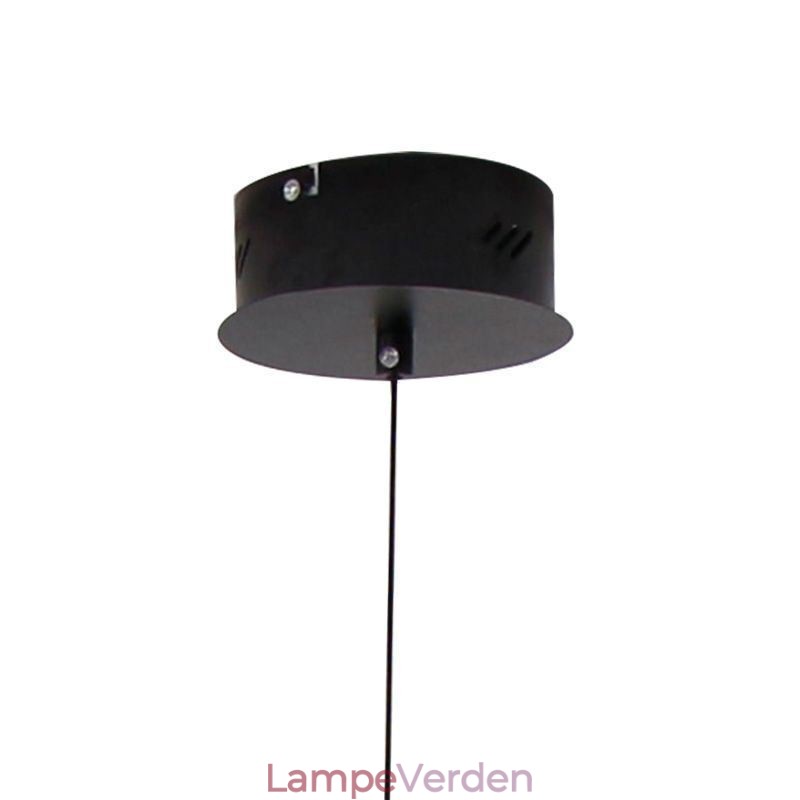 Moderne Pendel Dæmpbar Sort Strip Loftslampe