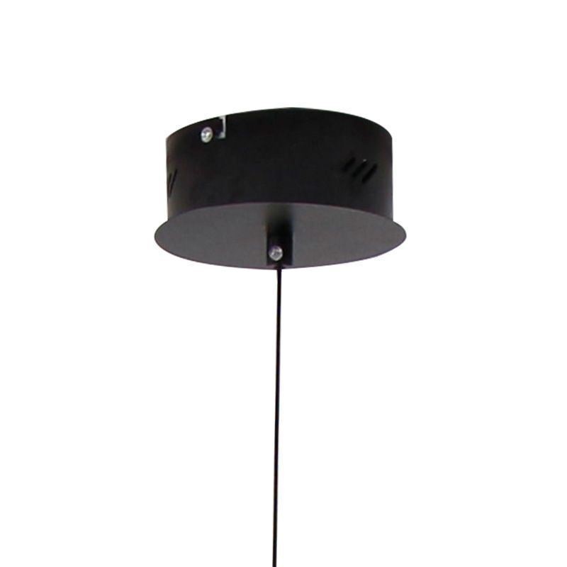 Moderne Pendel Lysdæmpbar Sort Strip Lampe