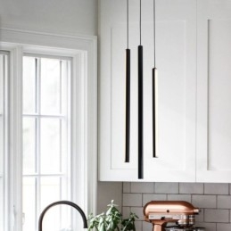 Moderne lysekrone Long Strip Pendel Light Duplex Building