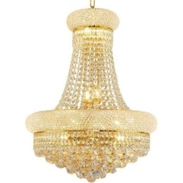 Kroneformet lysekrone Luksuriøs Crystal Pendel Light