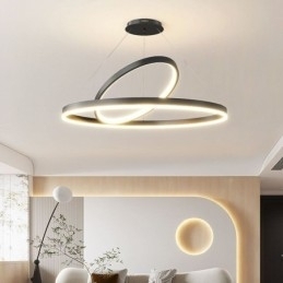 Moderne Pendel Light Circle Ringe Akryl Pendel Lampe