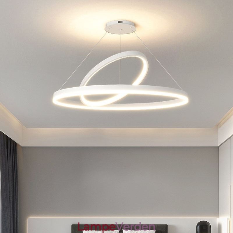 Moderne Pendel Light Circle Ringe Akryl Pendel Lampe