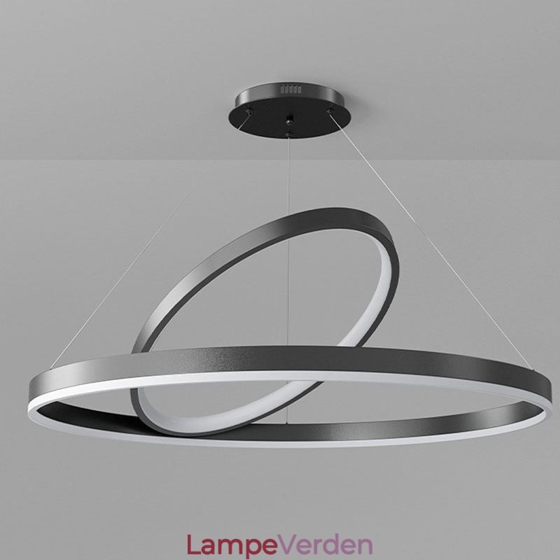 Moderne Pendel Light Circle Ringe Akryl Pendel Lampe