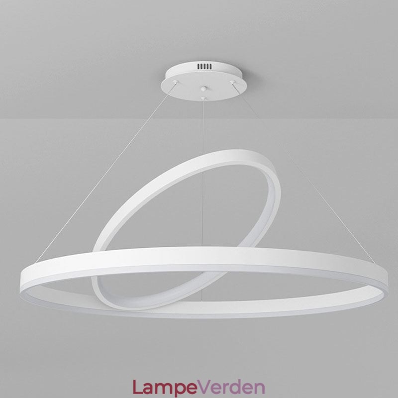 Moderne Pendel Light Circle Ringe Akryl Pendel Lampe