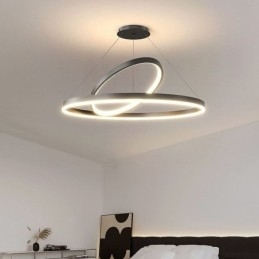 Moderne Pendel Light Circle Ringe Akryl Pendel Lampe