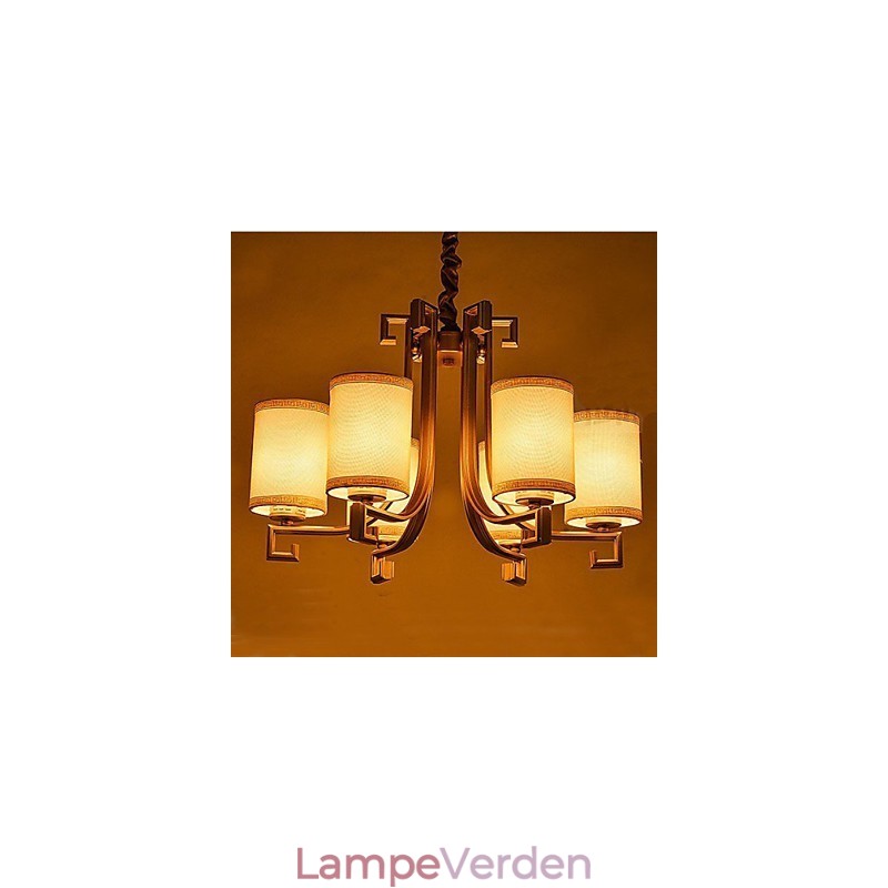 Den kinesiske stil lysekrone jern kobber imiteret luftlamper