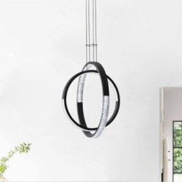 Moderne Lysekrone 2 Ringe Pendant Belysning Dining