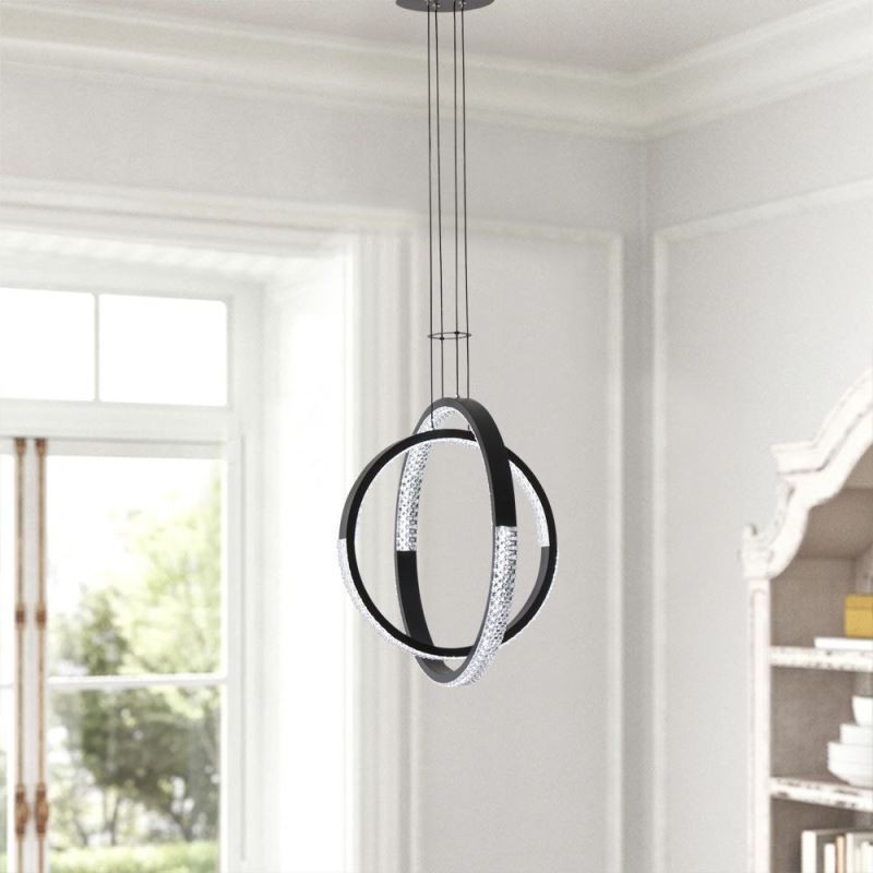 Moderne Lysekrone 2 Ringe Pendant Belysning Dining