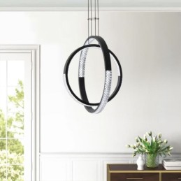 Moderne Lysekrone 2 Ringe Pendant Belysning Dining