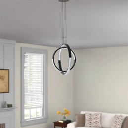 Moderne Lysekrone 2 Ringe Pendant Belysning Dining