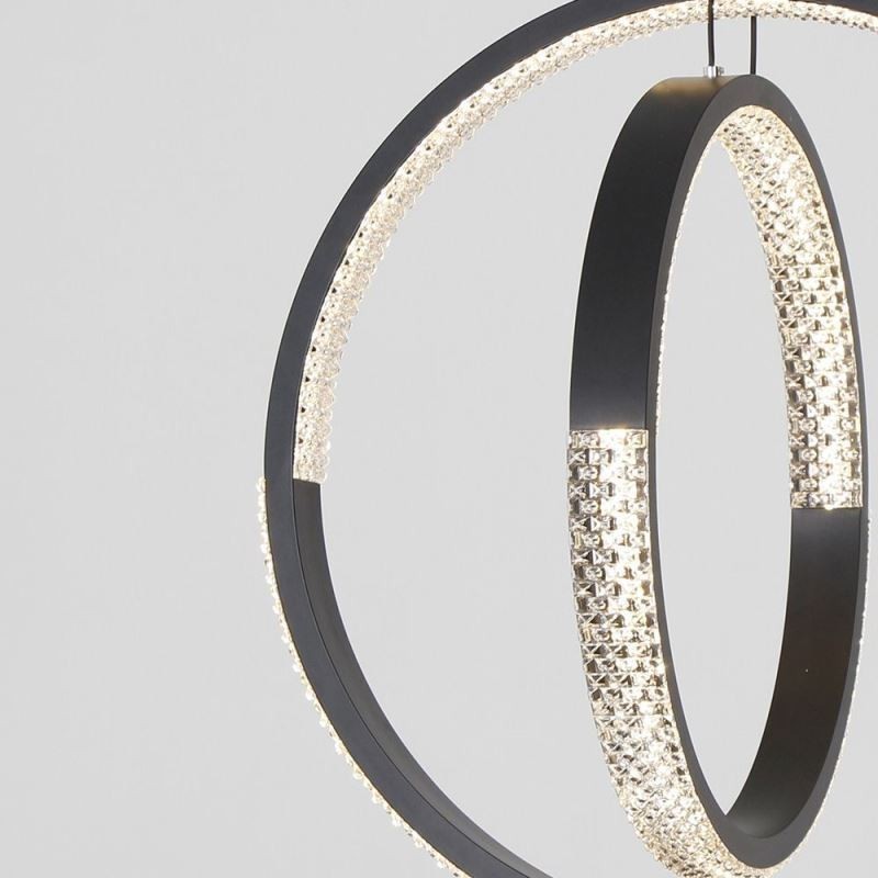 Moderne Lysekrone 2 Ringe Pendant Belysning Dining