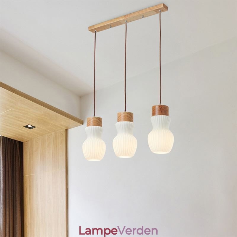 Japansk glas pendel lys kreativ dekoration hængende lys