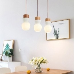 Japansk glas pendel lys kreativ dekoration hængende lys