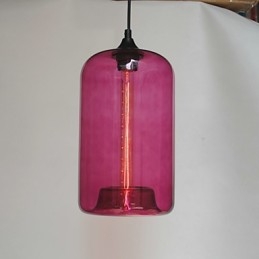 Flaskedesign vedhæng 1 lys minimalistisk jernmaleri