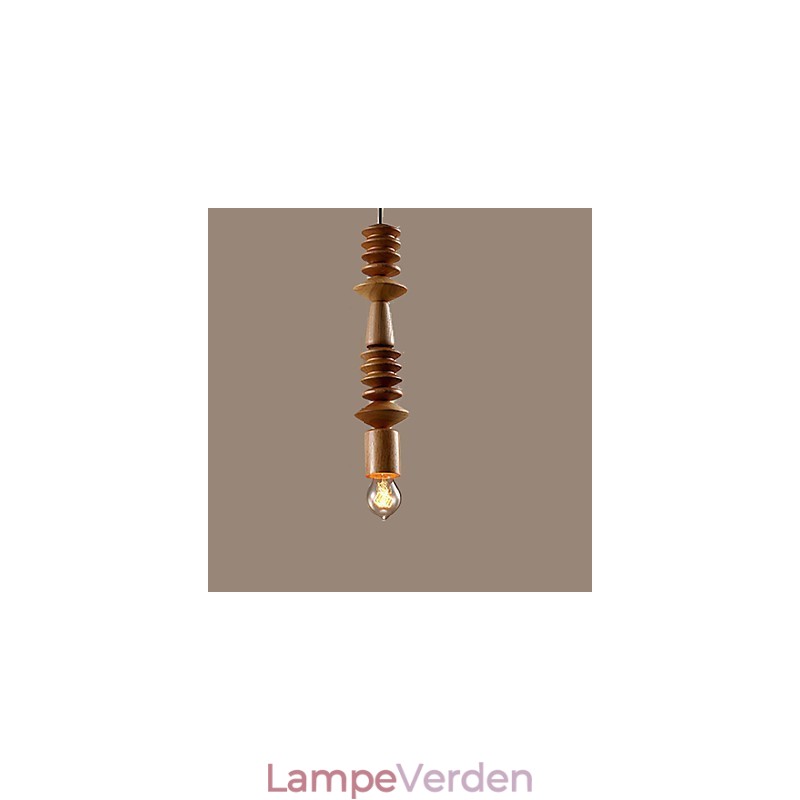 Lysekrone Mini Style Traditionel Klassisk Træ Bambus