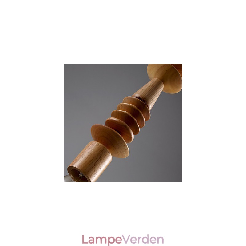 Lysekrone Mini Style Traditionel Klassisk Træ Bambus