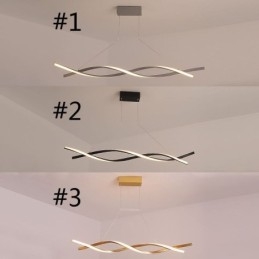 Moderne Pendel Light Twist Design Hængende Lampe Dining