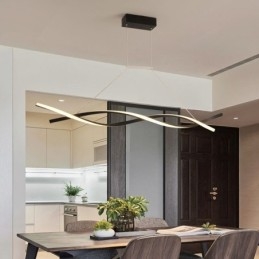 Moderne Pendel Light Twist Design Hængende Lampe Dining