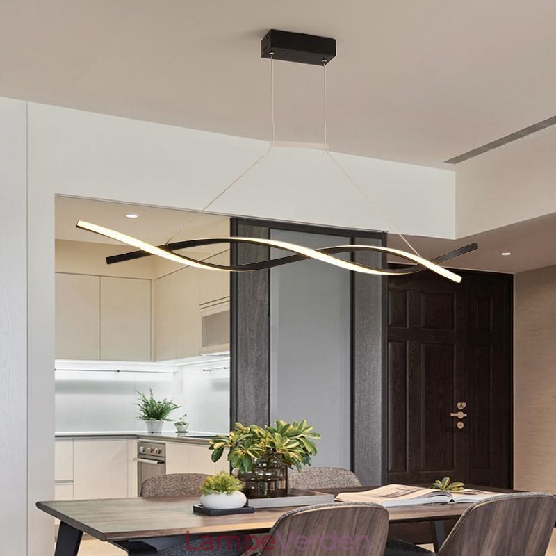 Moderne Pendel Light Twist Design Hængende Lampe Dining
