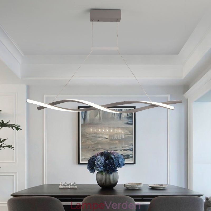 Moderne Pendel Light Twist Design Hængende Lampe Dining