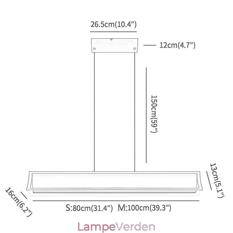 Moderne Bog Pendel Light Hanging Lighting Living