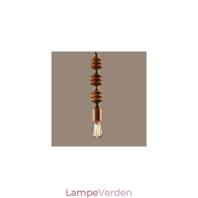 Lysekrone Mini Style Traditionel Klassisk Træ Bambus