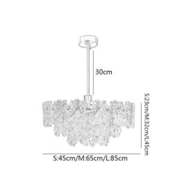 Luksus Pendel Home Decor Glas lysekrone Living