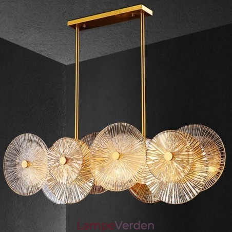 Moderne Spark Disc Lysekrone Fyrværkeri Glas Pendel Lampe Home Decor Belysning Moderne Spark Disc Lysekrone Fyrværkeri Glas Pendel Lampe Home Decor Belysning