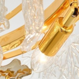 Maple Leaf Pendel Light Home Decor Glas Belysning