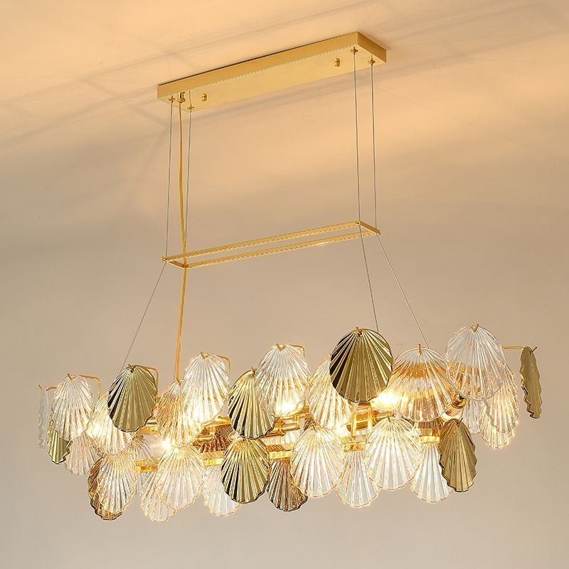 Luksus glas lysekrone mode lampe Shell form glas hængende lampe