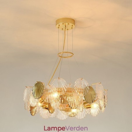 Moderne Shell Glas lysekrone Lights Dining