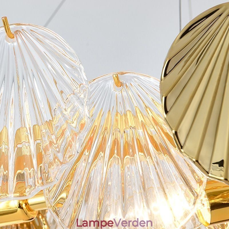 Moderne Shell Glas lysekrone Lights Dining