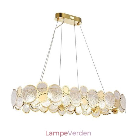 Europæisk glaslysekrone Creative Luxury Pendel Light Europæisk glaslysekrone Creative Luxury Pendel Light