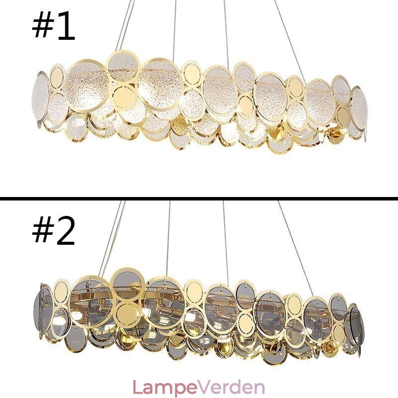 Europæisk glaslysekrone Creative Luxury Pendel Light